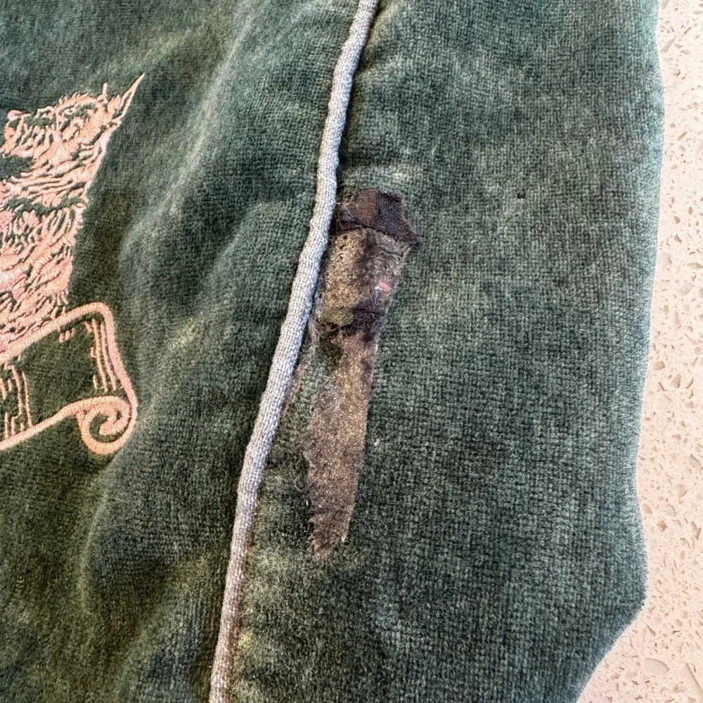 Juicy Couture Royal Scotty Tote – Green Velour (Project Bag) - Picture 10 of 11